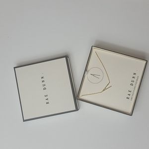 A initial  necklace RAE DUNN.